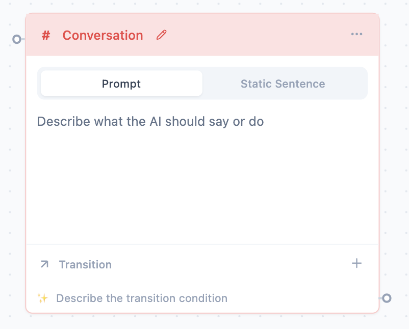 Conversation node example