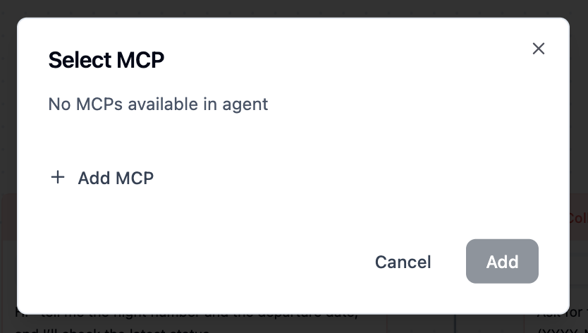 Select MCP integration
